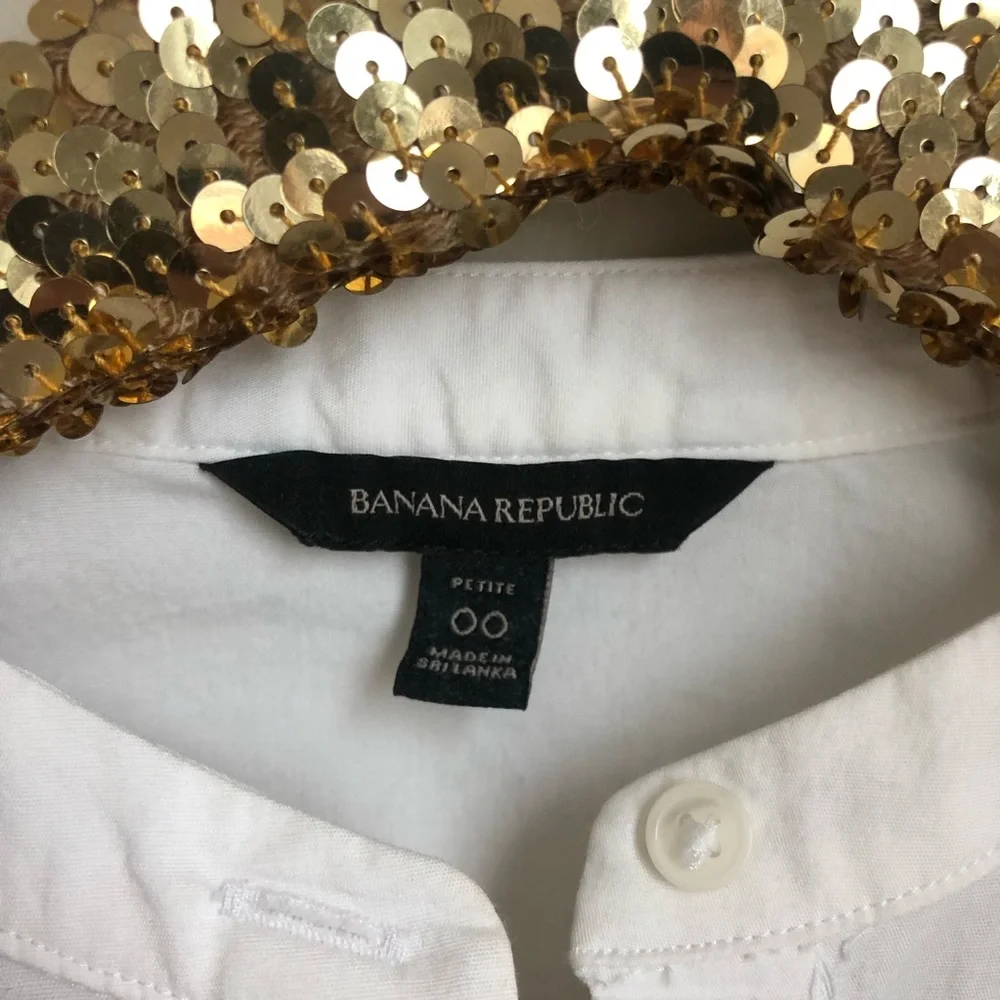 Banana Republic Riley Ruffle Front Shirt - Picture 8 of 8